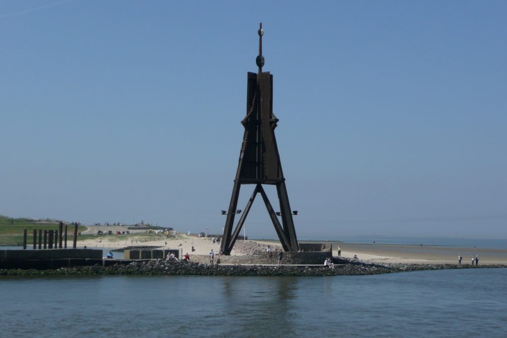 Die Kugelbake ist das bekannteste Wahrzeichen von Cuxhaven